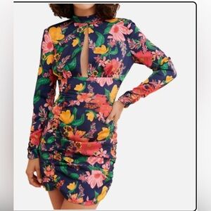 FINDERS KEEPERS
ANTHROPOLOGIE COCO CABANA TROPICAL FLORAL LONG SLEEVE
DRESS